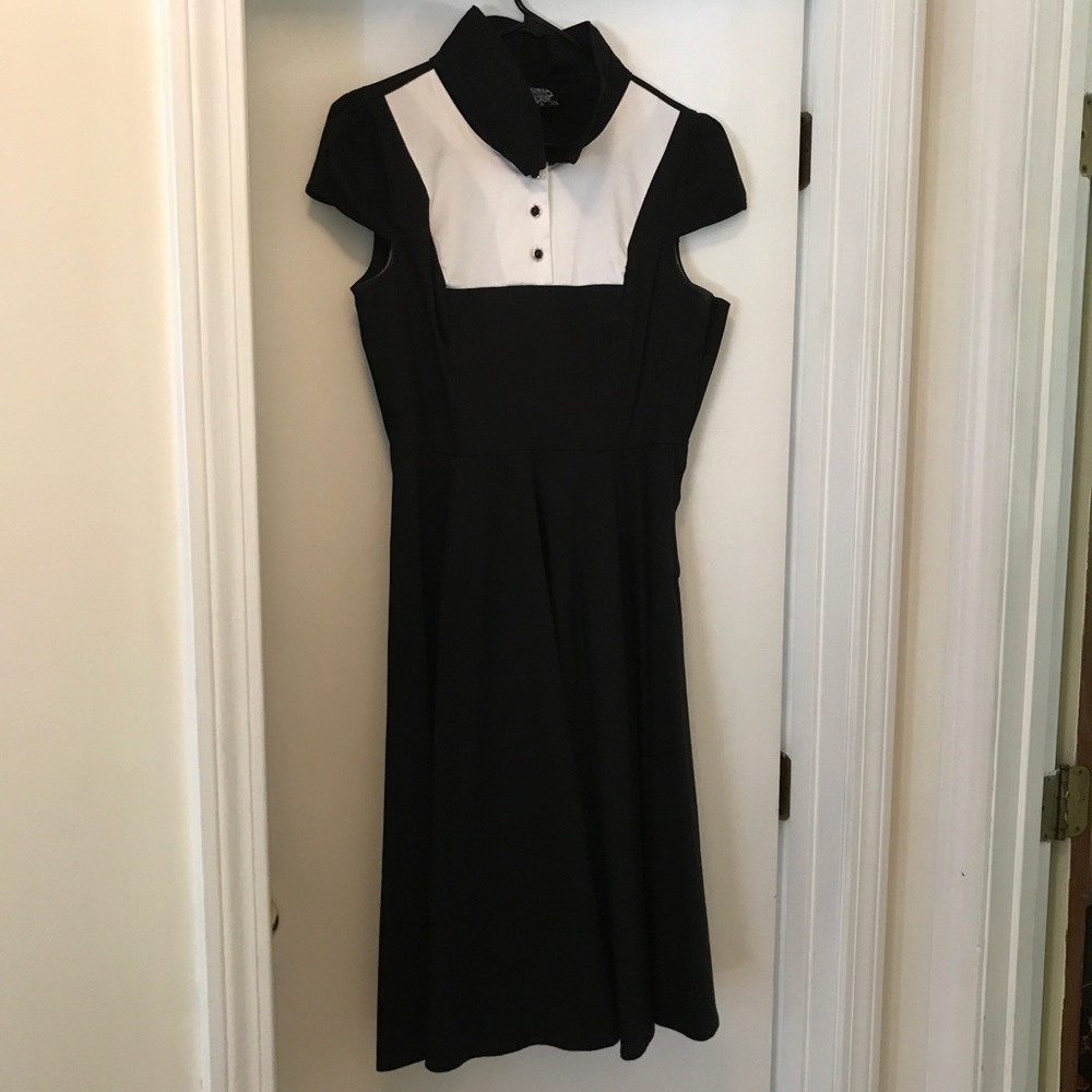 Tuxedo Swing Dress